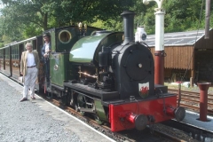 ... on which was David, the Grandson of the Corris Railway engineer (Albert Hulme) who was influential in picking the design of locomotive for the railway in 1920/21.
