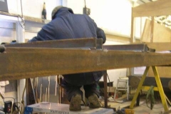 Meanwhile, Adrian didn’t fancy the tea that had been made for him while he continues welding carriage No. 24’s frames!