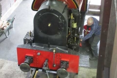 At the end of the day, the loco has to be cleaned down, ready for normal operations on the following day.