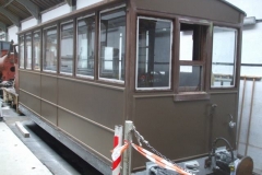 A quick visit to Maespoeth reveals that carriage No. 20 has received brown undercoat …