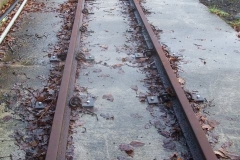 The Heritage Waggon siding has been bolted in place within Maespoeth Yard.