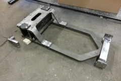 To the right is the fabricated pivot stretcher