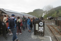 ... and once at Maespoeth, they de-train to go to the Carriage Shed ...