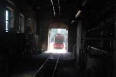 ... and a hopeful sign is that a fire has been lit in No. 7 to test today's boiler work.