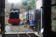 ... to enable No. 11 to be stabled on the East road while works are undertaken in the Engine Shed.