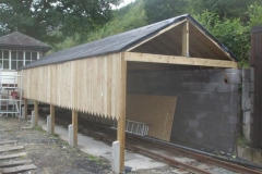 … and the Waggon Shelter now has a full complement of dagger boards on the East side.