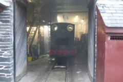 Thursday, 2.9.2021. There is plenty of atmosphere as the two locomotives are steamed together ...