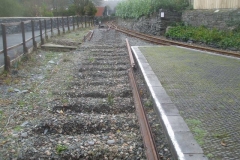 ... and the siding was lifted in Corris preparatory to further works over the winter.