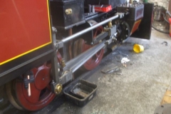Sunday, 6.3.2022. The driver's side motion of loco No. 7 has been reassembled over the weekend ...