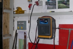 … and the battery charger installed in the Carriage Shed for loco No. 9.