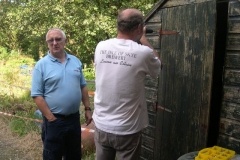 … while Bodgeit and Scarper (their words!) repair our furry visitors grotto!