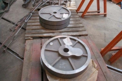 The driving wheels have been cast at Barr & Grosvenor’s foundry in Wolverhampton who also arranged the proof machining before delivery to Alan Keef Ltd.