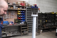 The hand brake upstand has also been primered and painted in readiness for the hand brake to be installed.