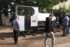 The Falcon in steam! Alan Keef Limited Open Day. Saturday 24.9.2022