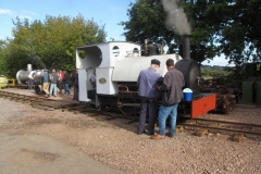 The Falcon in steam! Alan Keef Limited Open Day. Saturday 24.9.2022.