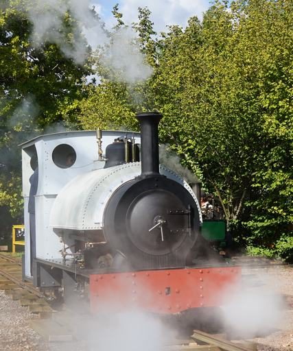 Friday, 23.9.2022. The Corris Railway Falcon in steam for the first time.